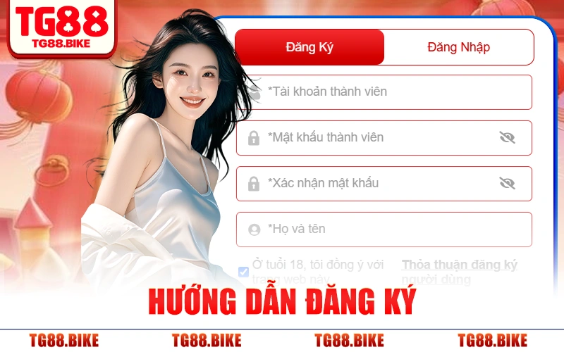 Đăng ký TG88 nhanh chóng với 4 bước